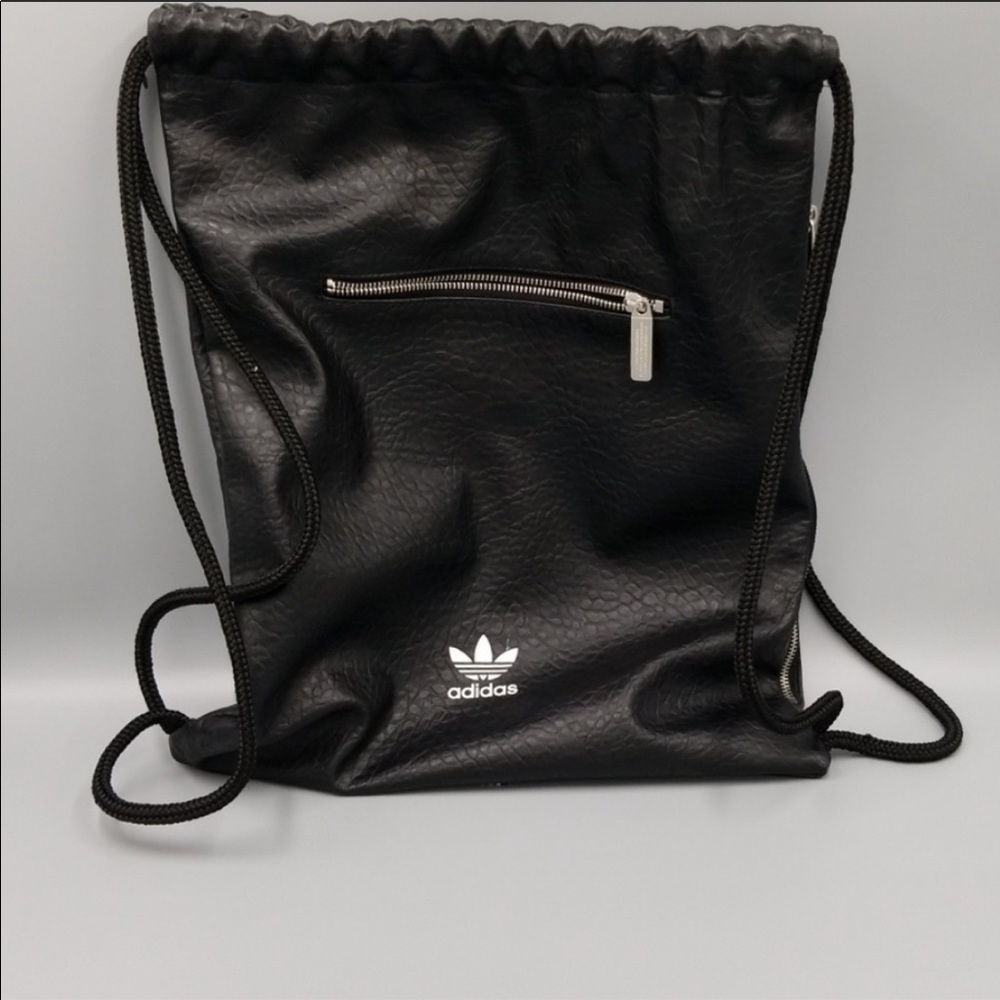 Adidas synth Leather Backpack Black